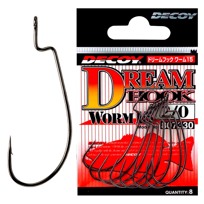 Offset Hook - Decoy - Dream Hook Worms 15