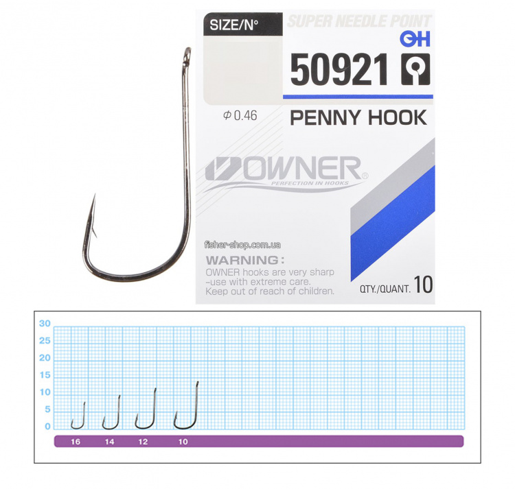 Owner Penny hook 50921