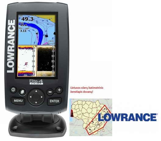 Lowrance Elite-4 Chirp Dsi + Gps 83 200 455 800 000-11808-001